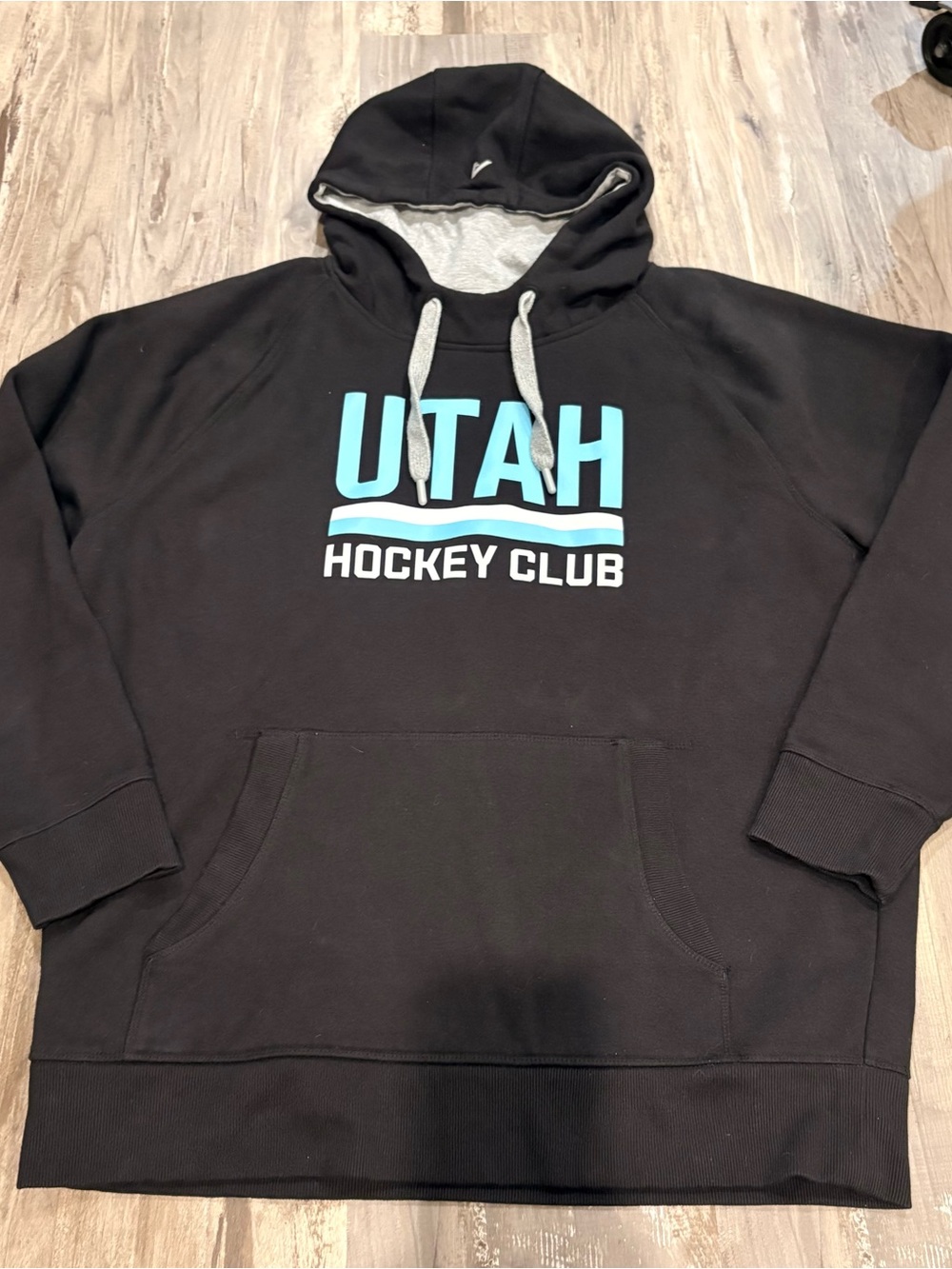 Utah Hockey Club Retired Logo NHL (Mammoth) Men’s Hooded Sweatshirt SZ XL
